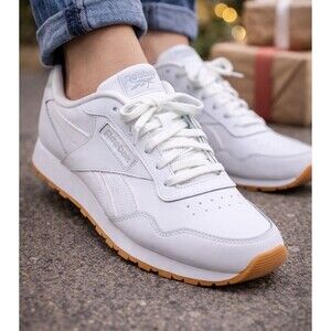 Size 6.5 - Reebok Glide Cloud White Gum W EUC